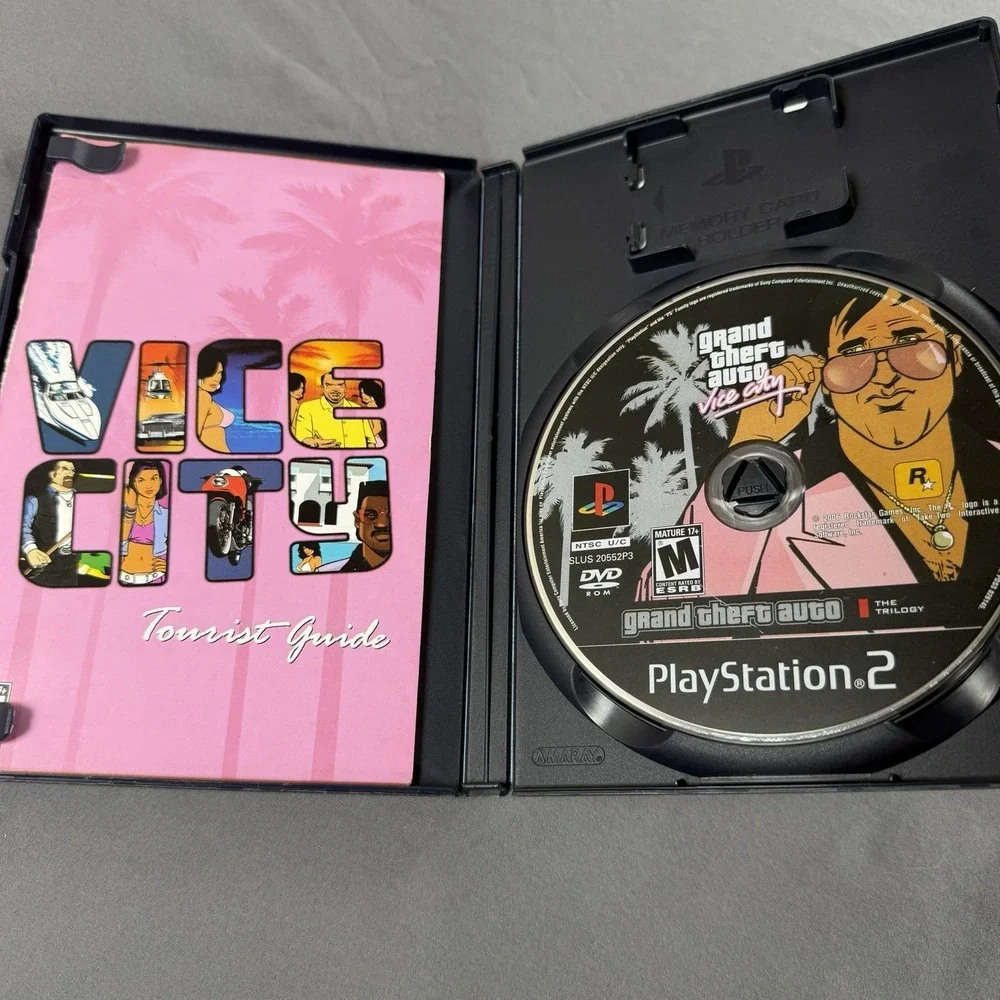 Grand Theft Auto GTA Vice City PS2 Sony PlayStation 2 CIB Complete with Manual